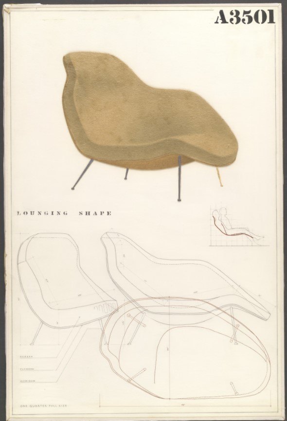 Lounge Chair (panel de entrada para el concurso MoMA para el diseño orgánico en muebles para el hogar)