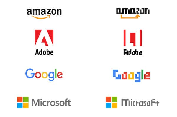 ¿Por qué se pixela un logotipo?