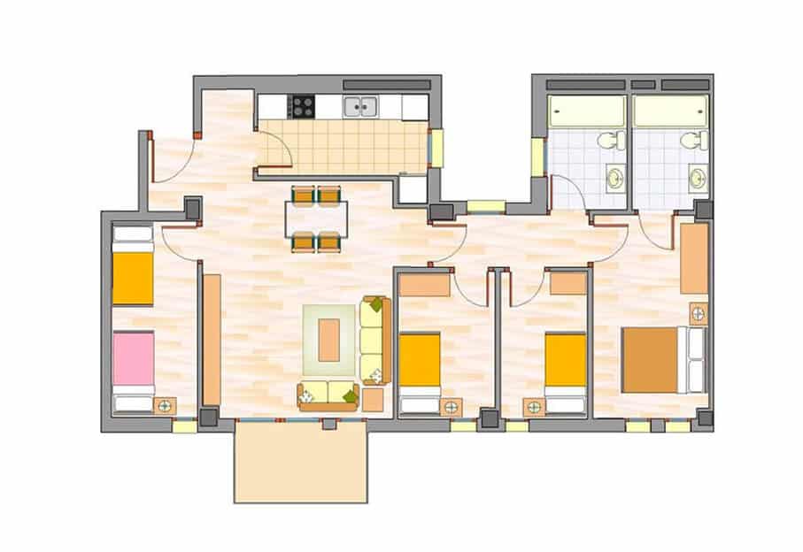 mala distribucion de vivienda