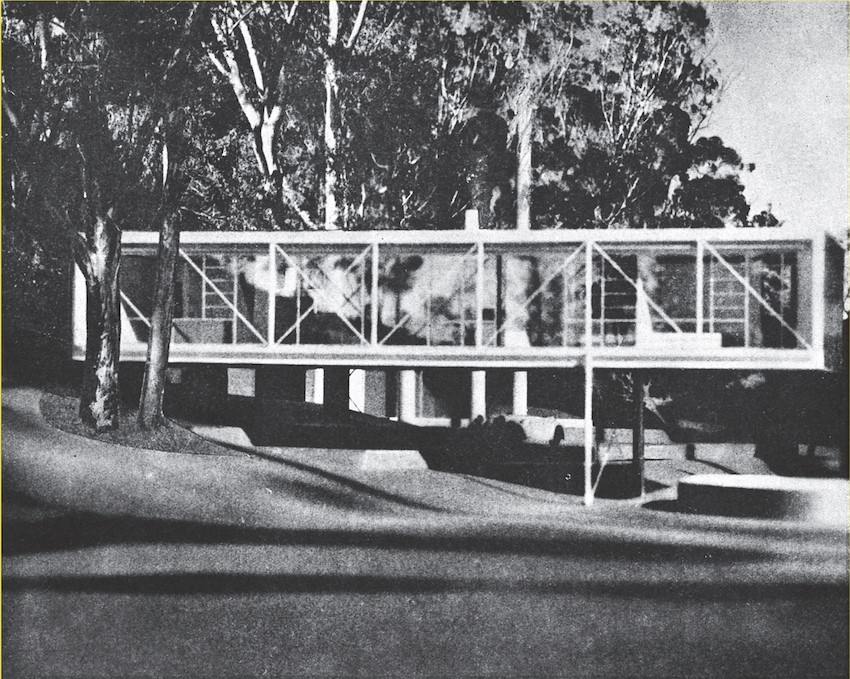 Casa Eames, maqueta proyecto inicial
