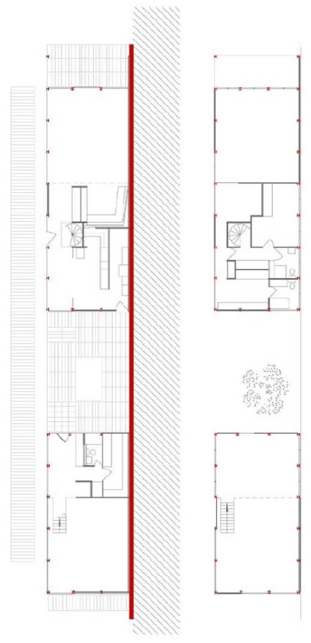 Estructura Casa Eames vertical