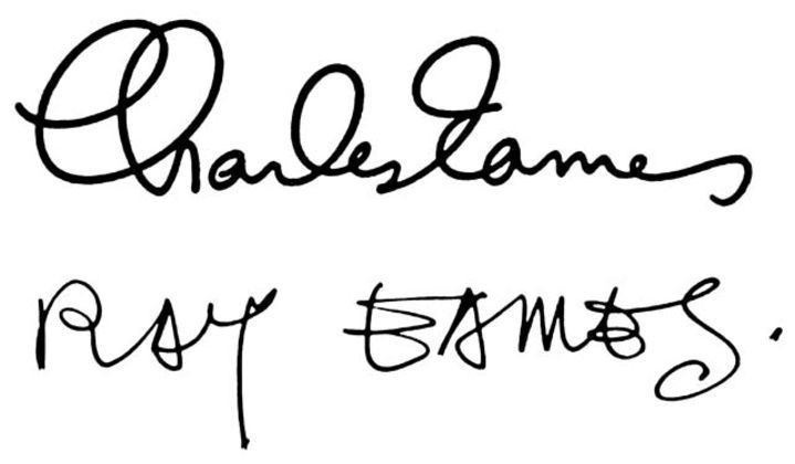 Biografia Firma de Ray y Charles Eames