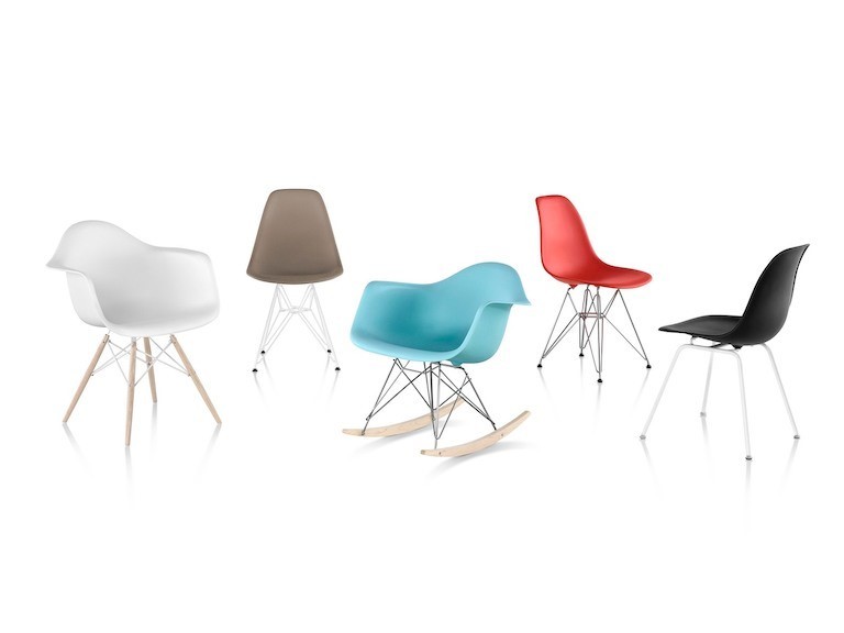 Molded Fiberglass Chairs Eames 1950