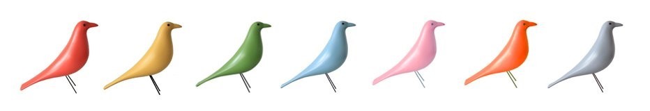 Pajaro Eames de colores