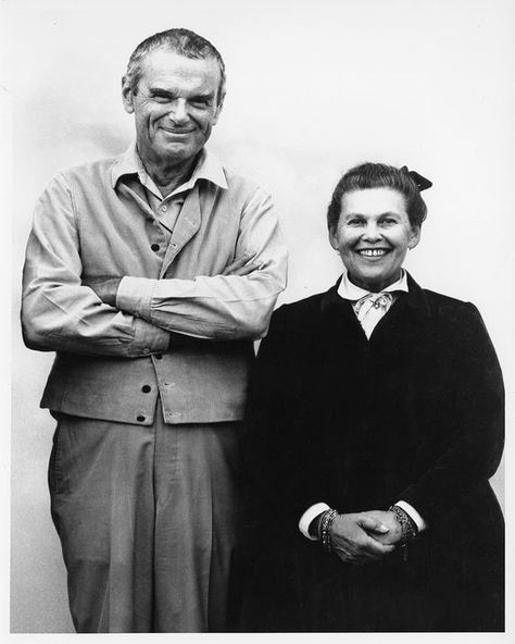 Biografía Ray y Charles Eames ancianos