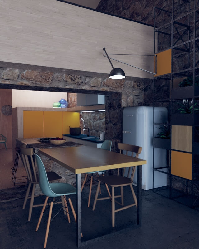 render comedor ourense