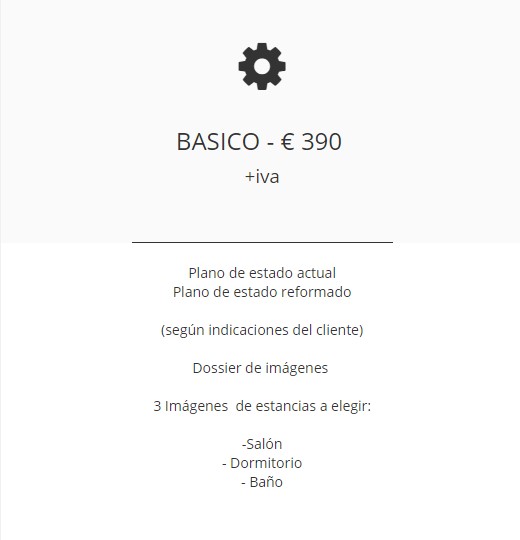 Precio reforma virtual basico