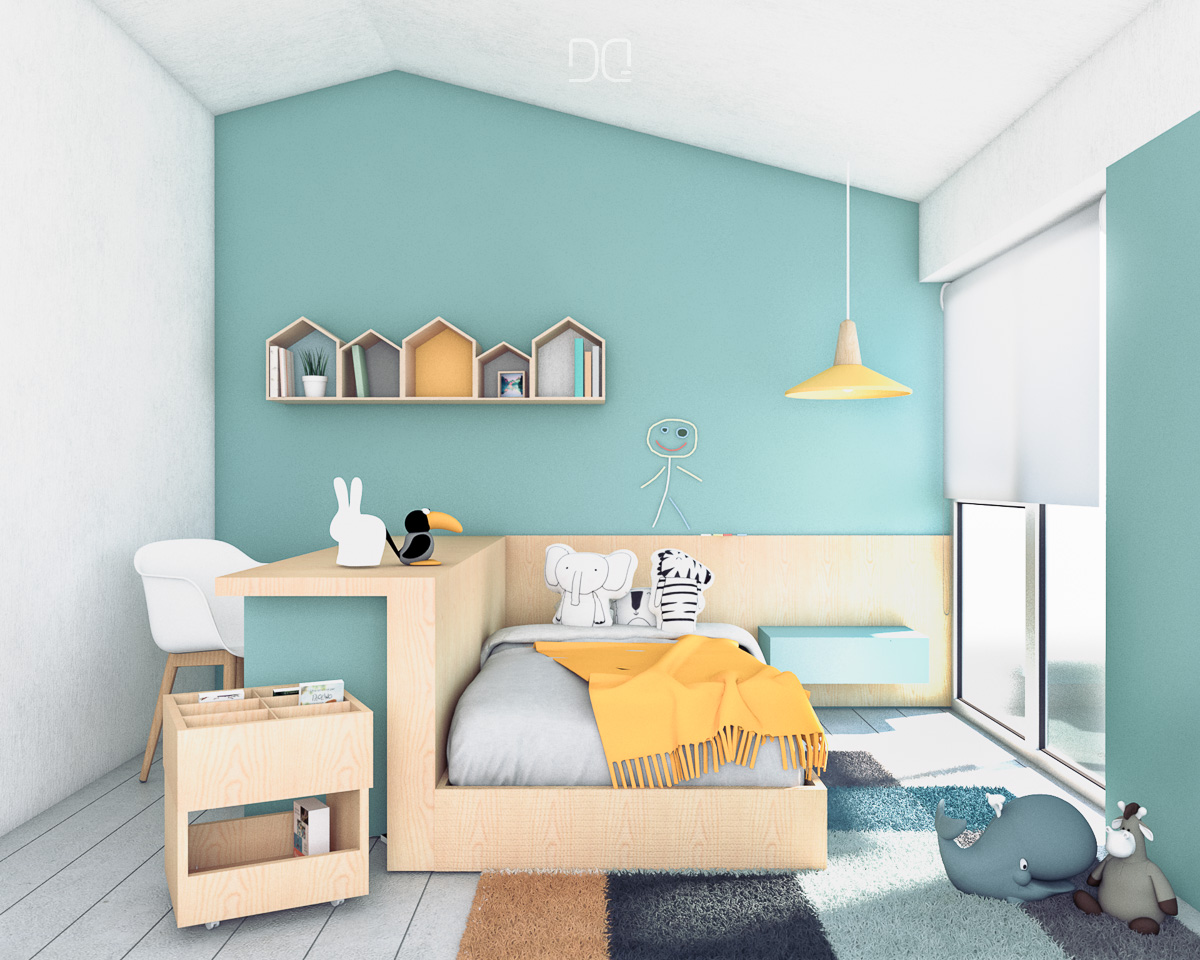 Dormitorio niño interiorismo